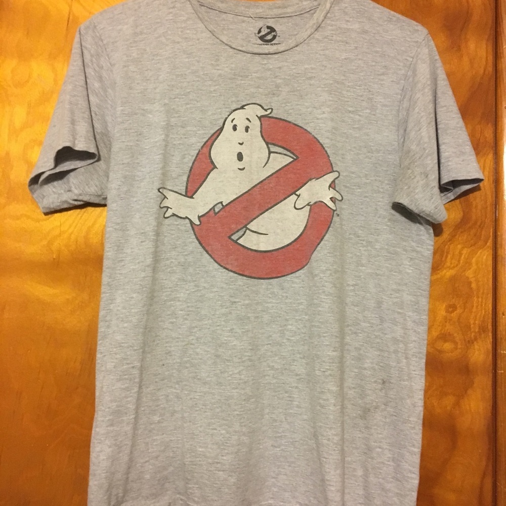 Grey Ghostbusters Tee